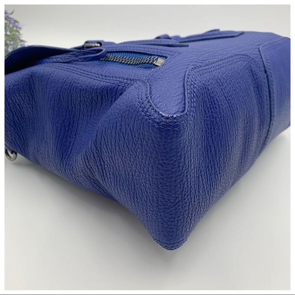 3.1 PHILLIP LIM Medium Pashli Satchel Cobalt Blue - Picture 8 of 13